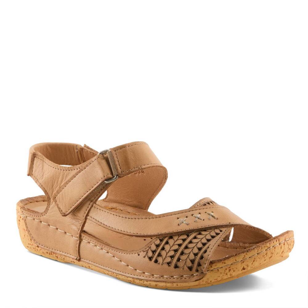 NEW SPRING STEP SHOES women's galaire sandal in tan